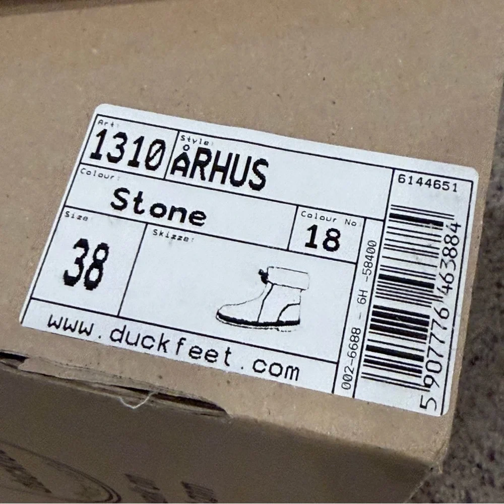 Duckfeet Arhus Chocolate Leather Boots EU 38